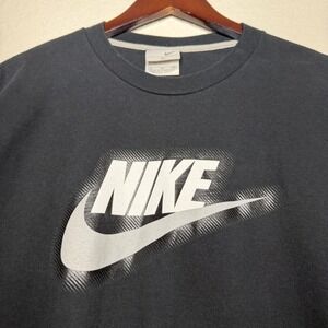 Nike Spell Out TShirt Black Graphic Swoosh Logo XL Mens Short Sleeve Crewneck